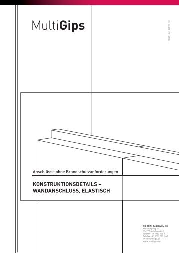 konstruktionsdetails â€“ wandanschluss, elastisch - Multigips DE