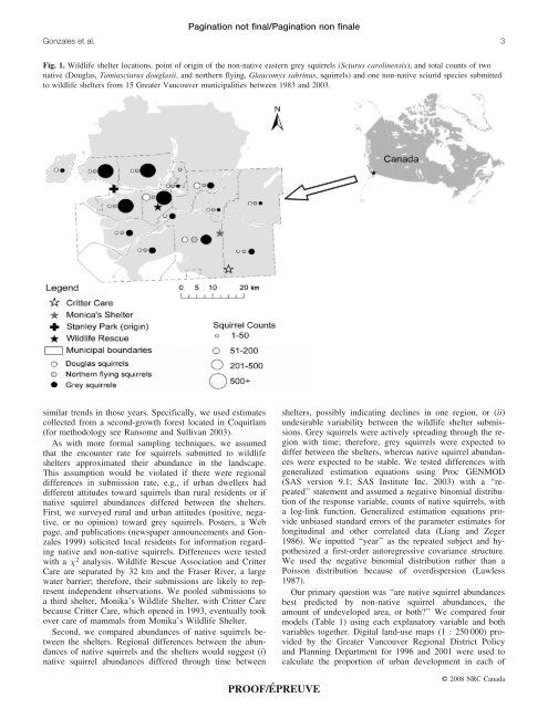 Positive relationship between non-native and native squirrels in an ...