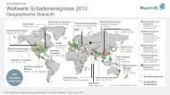 Weltkarte und Statistiken (PDF, 337 KB) - Munich Re