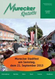 Murecker Stadtfest am Samstag, dem 21. September 2013