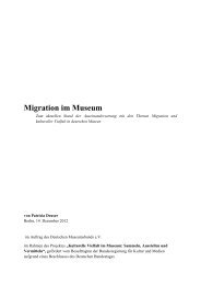 Bericht Patricia Deuser - Deutscher Museumsbund
