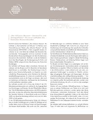 Bulletin 4/2013 - Deutscher Museumsbund
