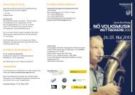 Ausschreibung NÖ Volksmusikwettbewerb 2013