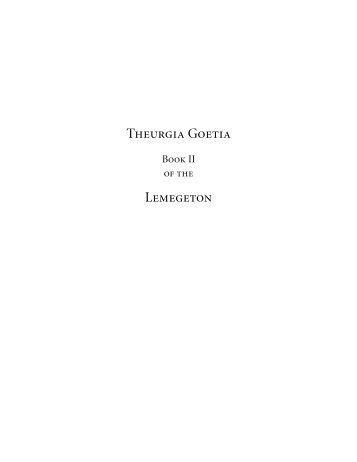 GOETIA II