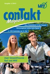 conTakt 1/2013 - MVV - Münchner Verkehrs