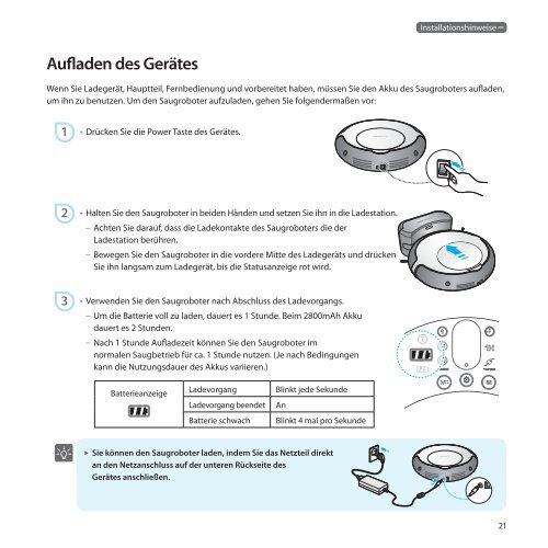 Bedienungsanleitung - Moneual MR6800M - myRobotcenter