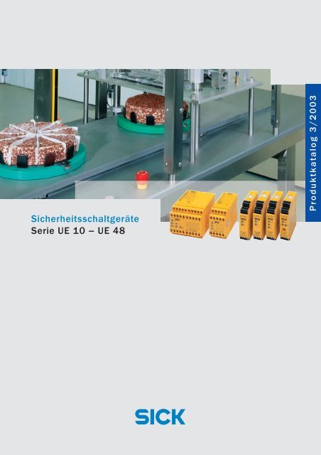 SicherheitsschaltgerÃ¤te Serie UE 10 â€“ UE 48 - Mysick.com
