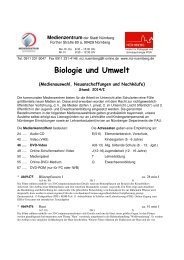 Biologie und Umwelt - Medienzentrum Nürnberg