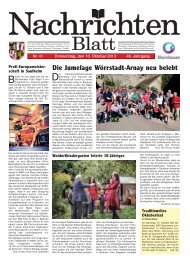 Die Jumelage Wörrstadt-Arnay neu belebt - Nachrichtenblätter