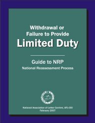 Withdrawal or Failure to Provide Limited Duty - Guide to NRP