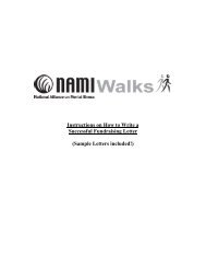 Letter Writing Packet - NAMI: National Alliance on Mental Illness