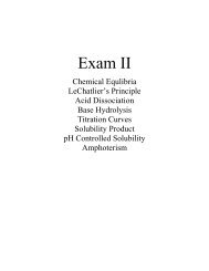 Exam II - Equilibrium Problems.pdf - Napa Valley College