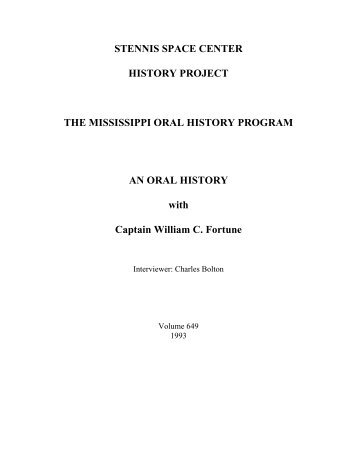 William Fortune - NASA