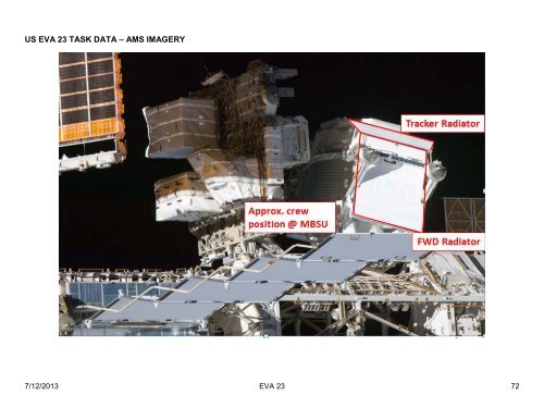 View the spacewalk timeline - Nasa