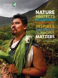 2012 Annual Report - The Nature Conservancy