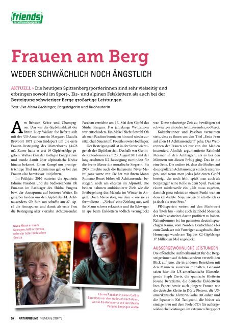 Der Artikel aus dem Naturfreund 2/2013 zum ... - Naturfreunde