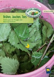 Brühen, Jauchen, Tees - Natur im Garten