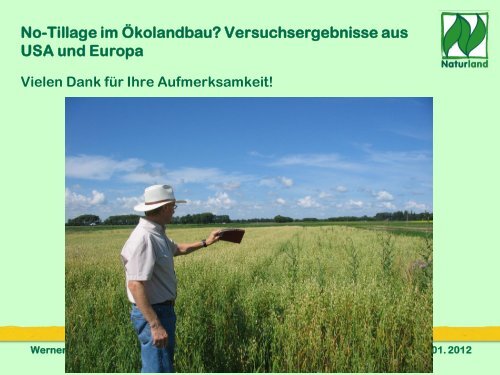 No-Tillage im Ökolandbau? Versuchsergebnisse aus ... - Naturland