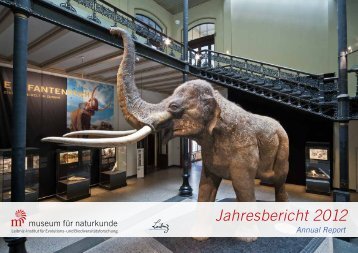 Jahresbericht 2012 - Museum für Naturkunde