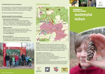 Waldlehrpfad Haibach - Naturpark Spessart