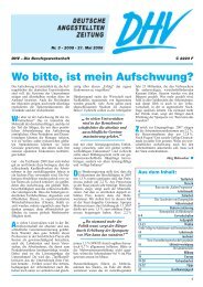 Ausgabe 3-2008 - DHV-Deutscher Handels- und ...