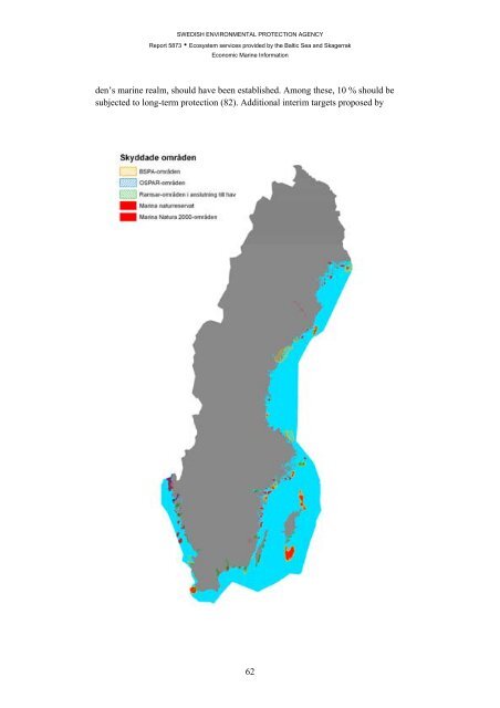 Ecosystem services provided by the Baltic Sea ... - Naturvårdsverket