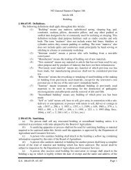 G.S. 106-65.95- 65.107 Page 1 NC General Statutes Chapter 106 ...