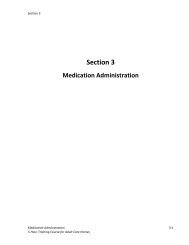 NC DHSR ACLS: Section 3 Medication Administration