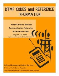 DTMF Codes and Reference Information - NC Department of Health ...