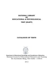 Catalogue of Psychological Test Library and Data dase of trainees