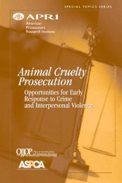 Animal Cruelty Prosecution Animal Cruelty Prosecution