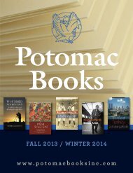 Order Form Potomac Books Fall 2013/Winter 2014 - University of ...