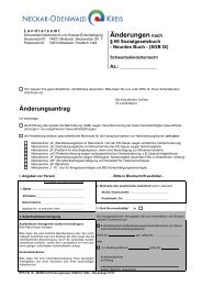 Änderungsantrag Schwerbehindertenrecht (SGB IX) - Neckar ...