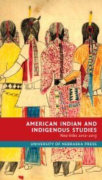american indian and indigenous studies - University of Nebraska ...