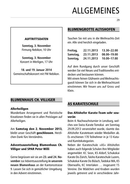 Nebiker - November 2013 - Gemeinde Nebikon
