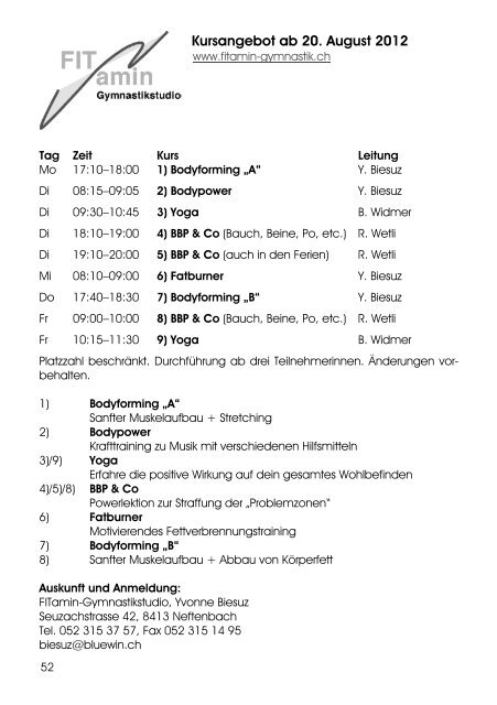 Mitteilungsblatt - Gemeinde Neftenbach