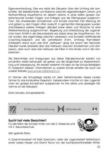 Mitteilungsblatt - Gemeinde Neftenbach