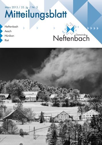 Mitteilungsblatt - Neftenbach