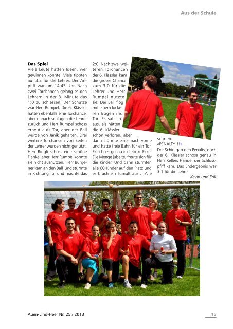 Ausgabe 25 – Juli 2013 - Neftenbach