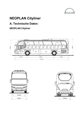 Cityliner Datenblatt - Neoplan