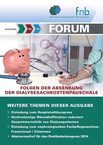 02/2013 - Forum - das Informationsblatt des fnb - Fachverband ...