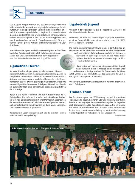 Ausgabe 4-2011 - ESV Neuaubing