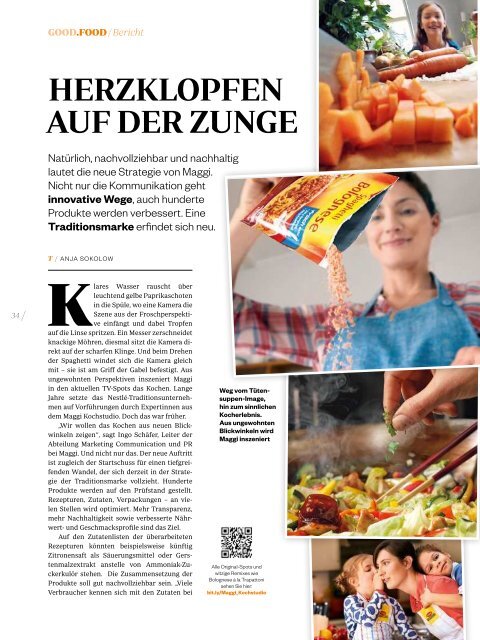 GOOD Magazin 2013 zum Download - Nestlé Deutschland AG
