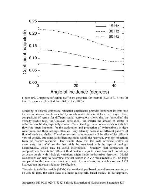 Agreement DE-FC26-02NT15342, Seismic Evaluation of ...