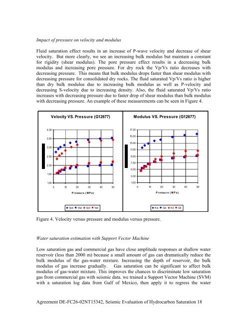 Agreement DE-FC26-02NT15342, Seismic Evaluation of ...