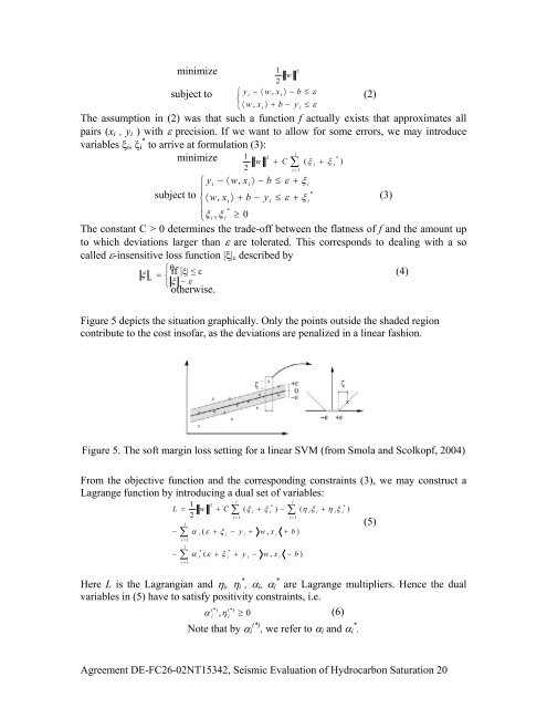 Agreement DE-FC26-02NT15342, Seismic Evaluation of ...