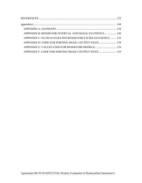 Agreement DE-FC26-02NT15342, Seismic Evaluation of ...