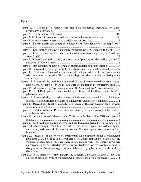 Agreement DE-FC26-02NT15342, Seismic Evaluation of ...