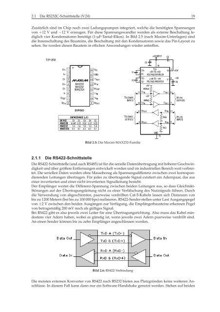 Serielle Schnittstelle, USB, SPI, I2C, 1-Wire (PDF) - Netzmafia