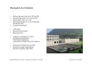 Masswerk Architekten - Netzwerk Bildung & Architektur